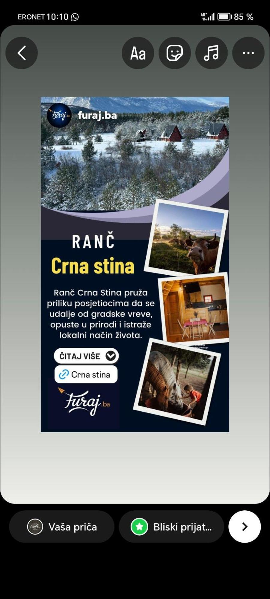 Ranc Crna Stina Villa Livno Exterior photo